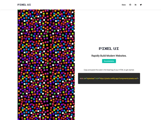 screenshot of Pixel Ui