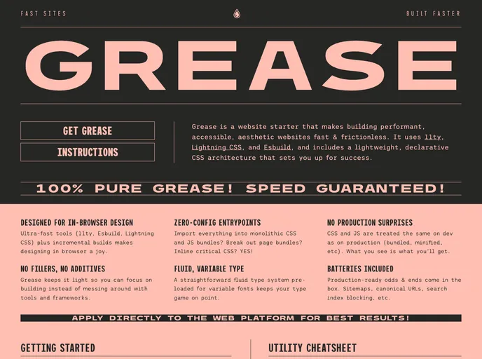 screenshot of Grease
