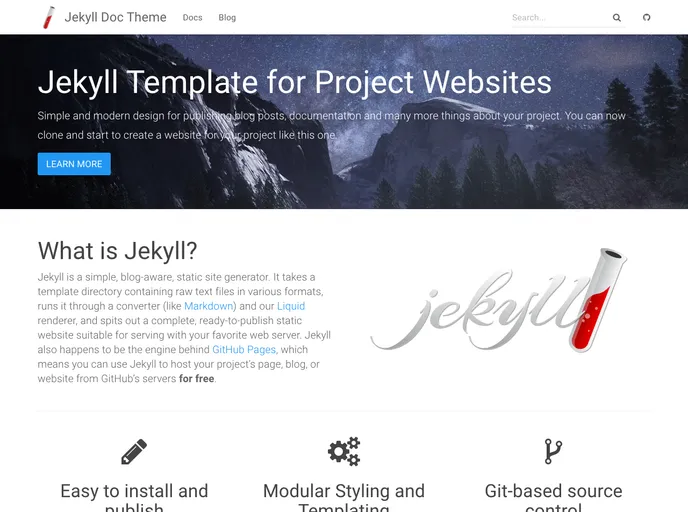 Jekyll Doc Theme