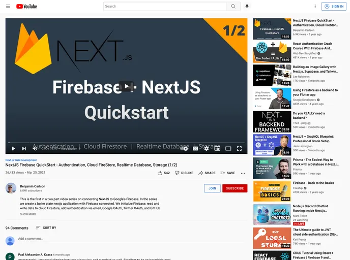 Nextjs With Firebase