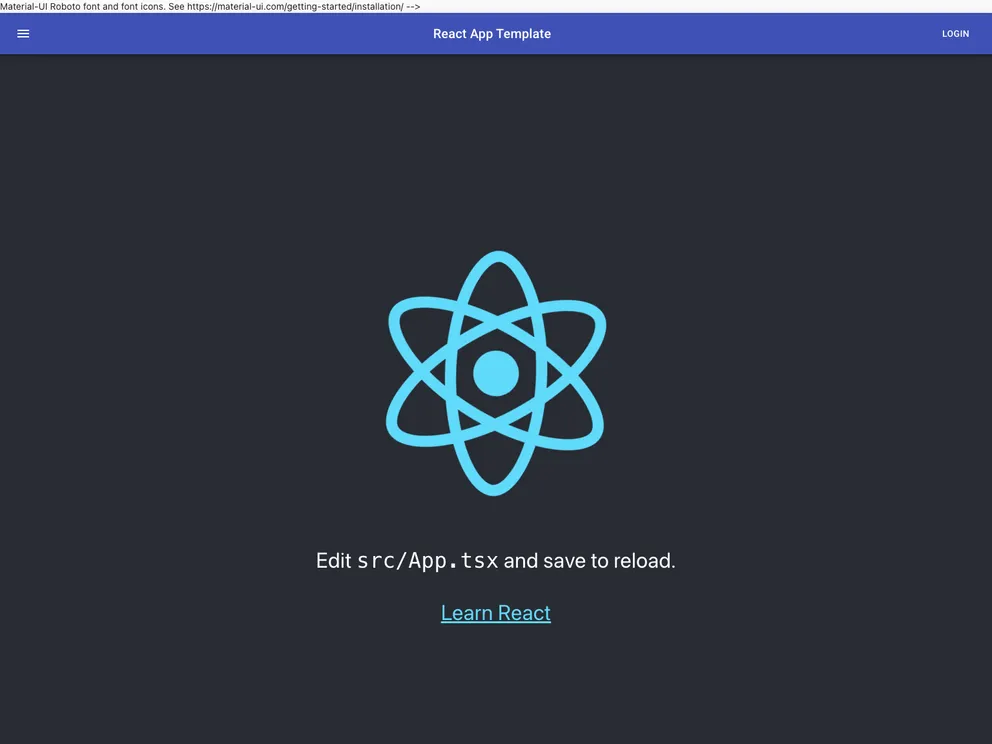 react-app-template